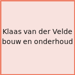 Klaas van der Velde bouw en onderhoud